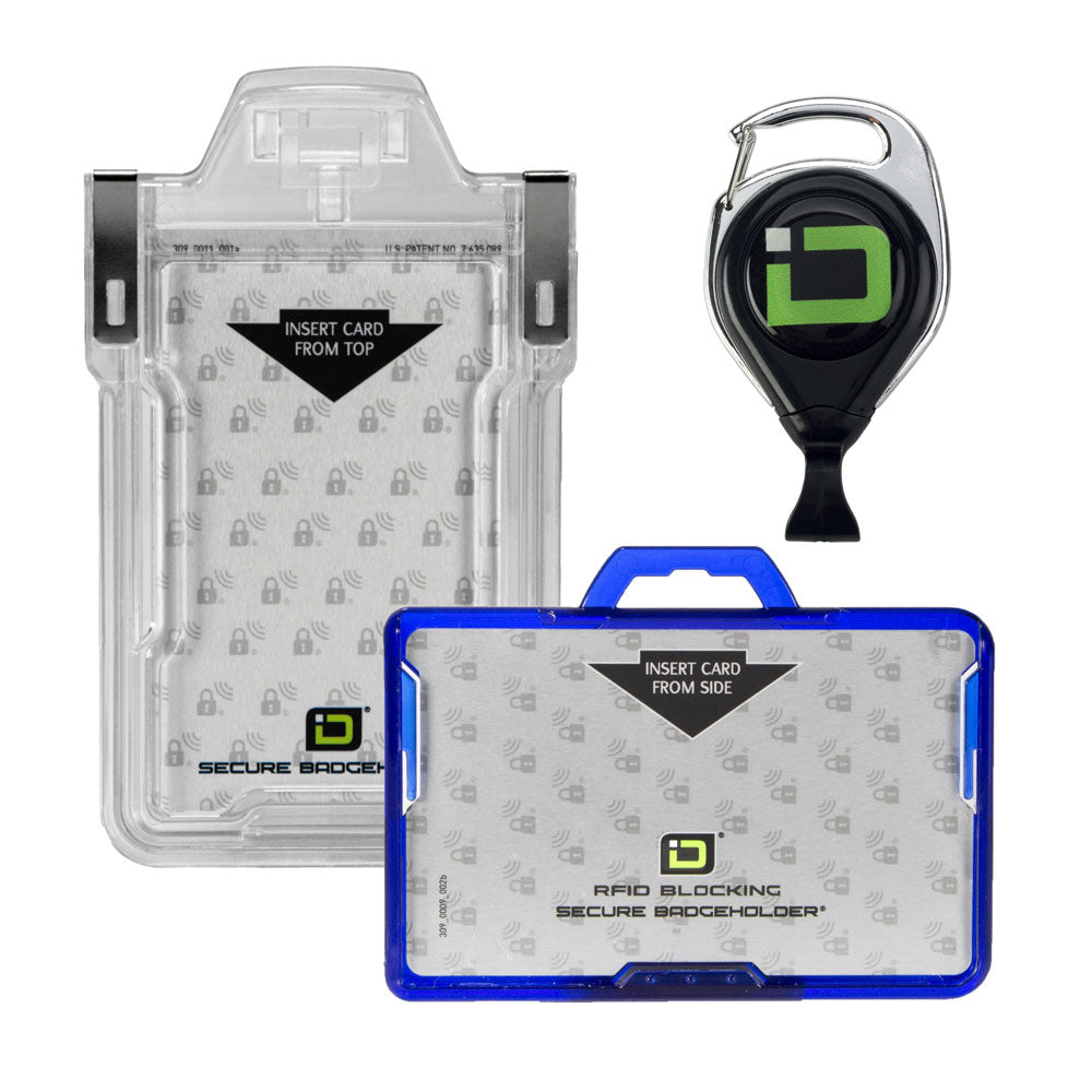 NEW - Magnetic Badge Holder - RFID Secure Badge Holder Genesis™ with B