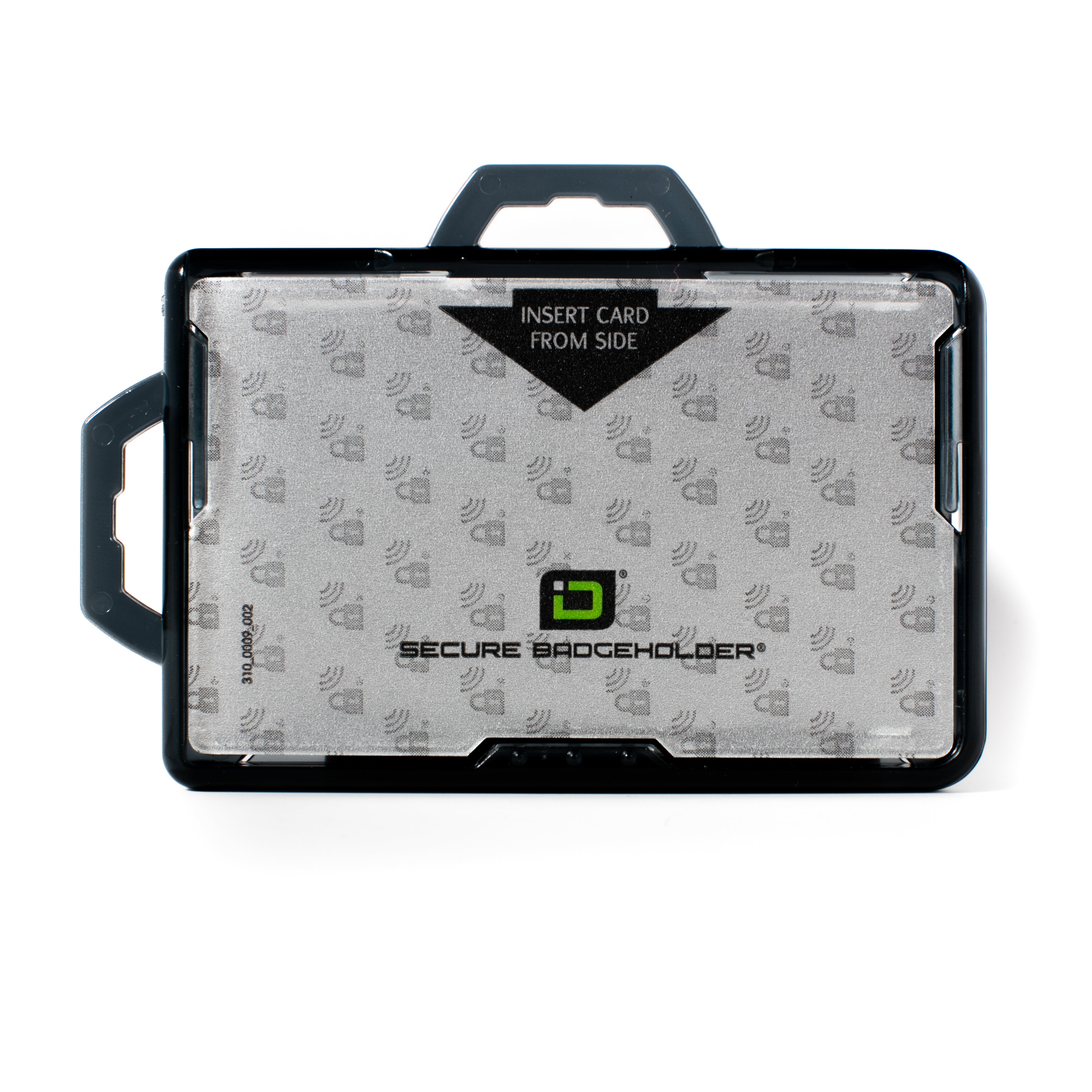 Secure Badge Holder DuoLite ® Dual Hook 2 ID Card Holder - Black - IDSH2004 - 003B - Blk