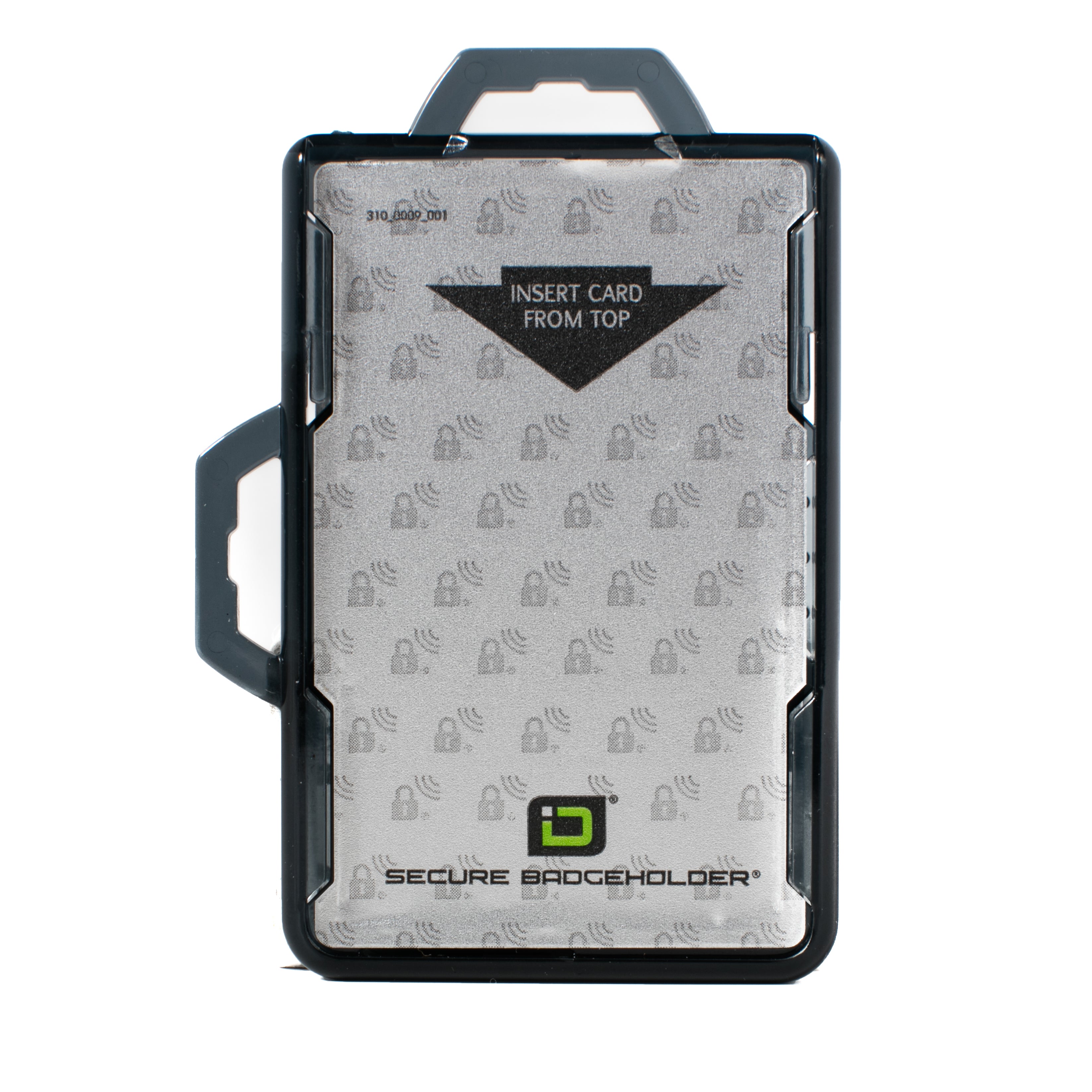 Secure Badge Holder DuoLite ® Dual Hook 2 ID Card Holder - Black - IDSH2004 - 003B - Blk