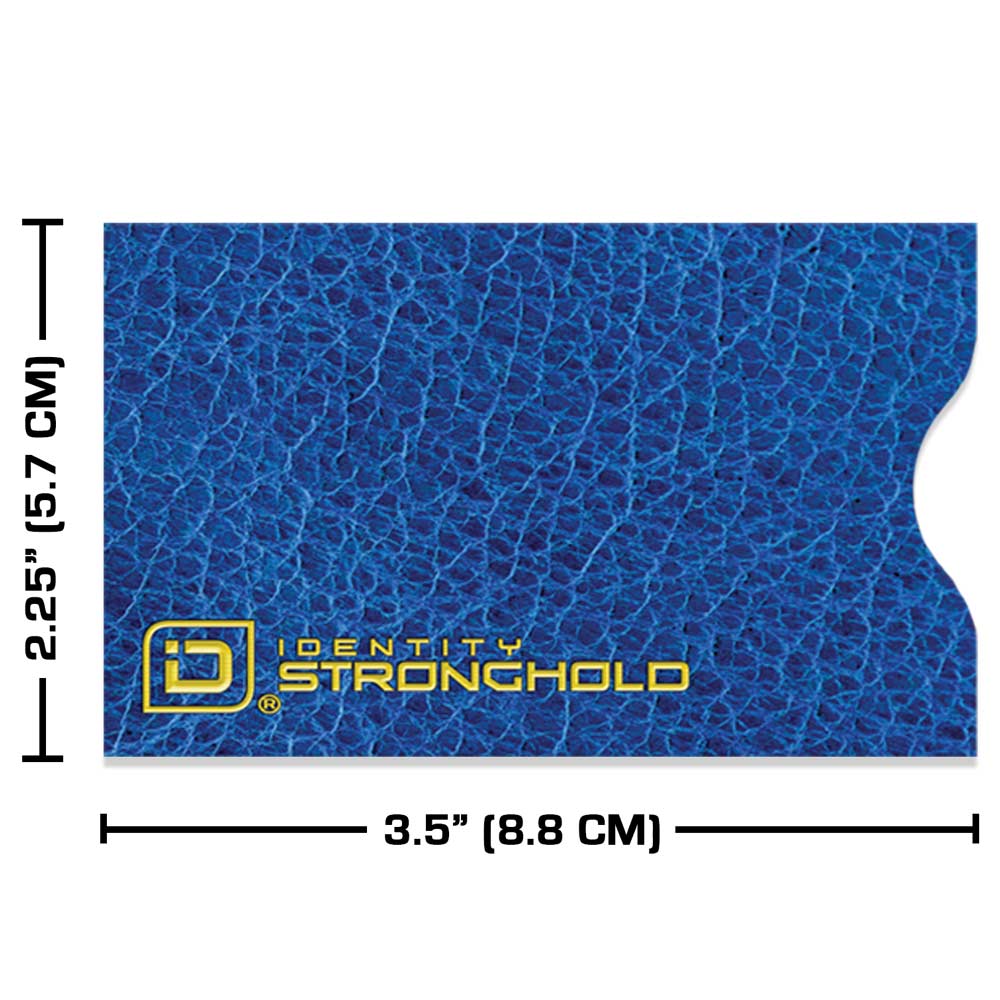 RFID Blocking Credit Card Sleeves - Leather Look 8 Pack - lealcc8pk