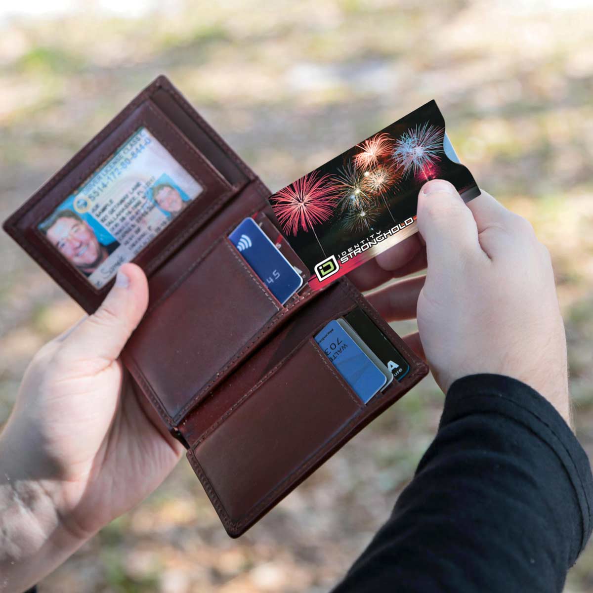 RFID Blocking Credit Card Sleeves - Patriotic 16 Pack - patcc16pk