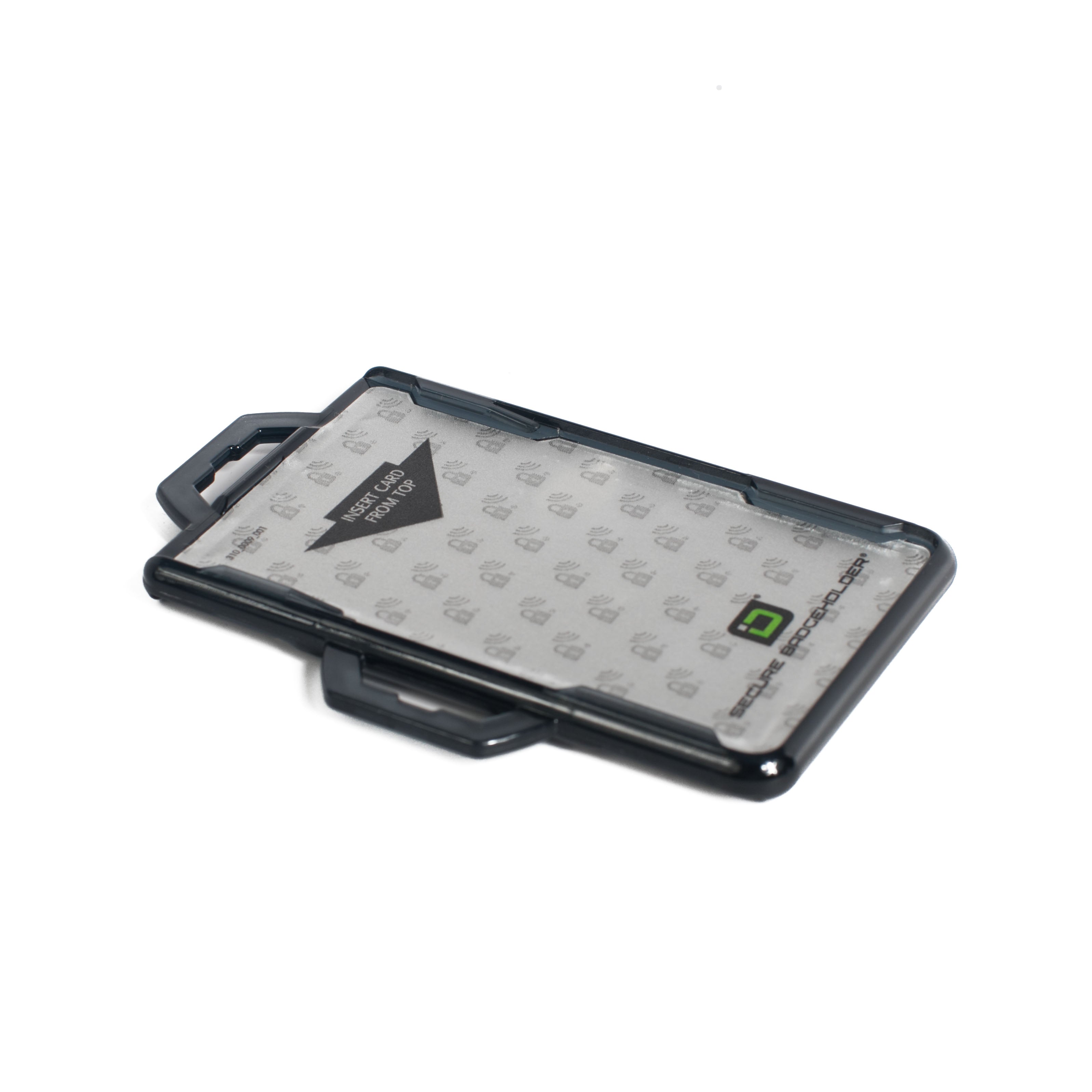Secure Badge Holder DuoLite ® Dual Hook 2 ID Card Holder - Black - IDSH2004 - 003B - Blk