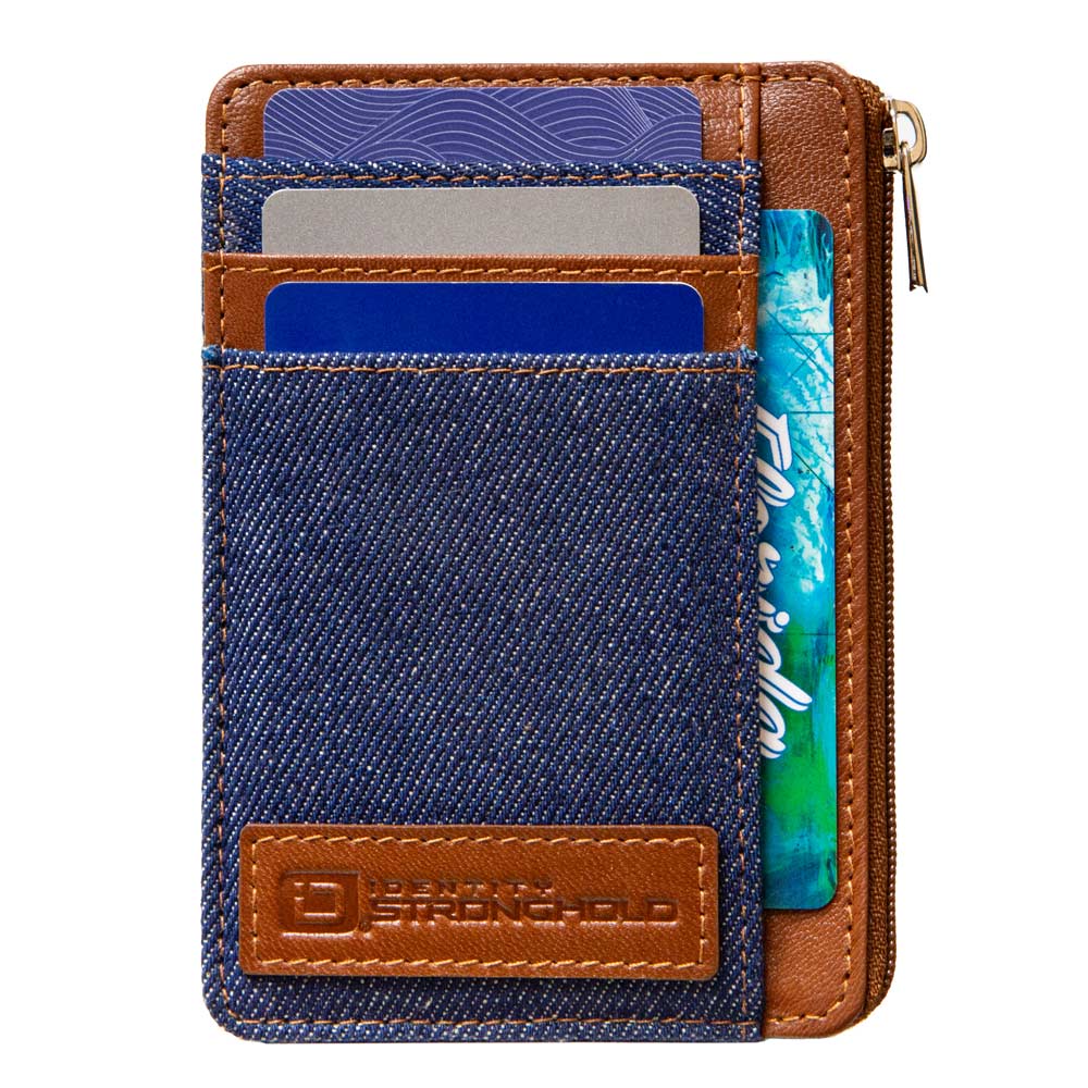 RFID Secure Ultimate Mini Wallet - Denim - IDSH7004 - den