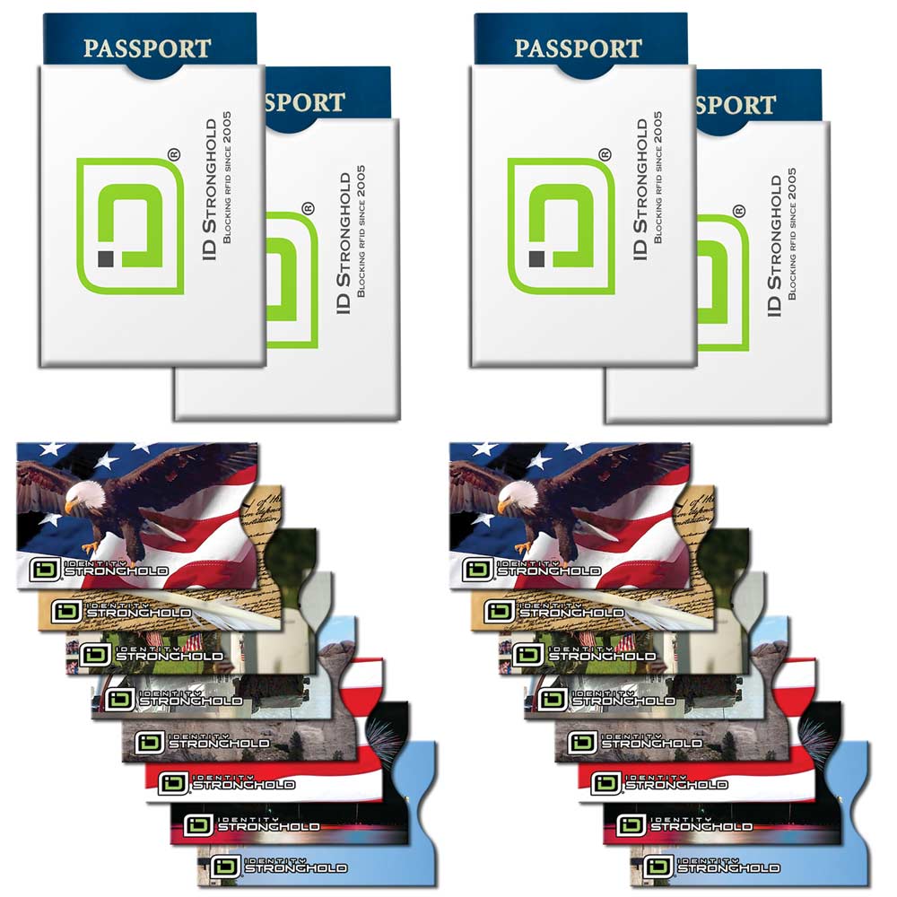 RFID Card Sleeves | Credit Card & Passport Protection | ID Stronghold RFID Card Sleeves | Credit Card & Passport Protection | ID Stronghold