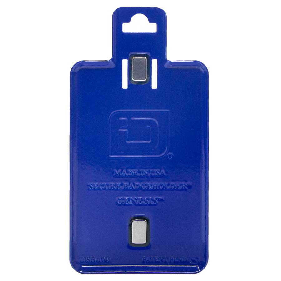 Genesis Magnetic Badge Holder Shielding Plate - Replacement Part - Blue - IDSH1701 - plt - blu