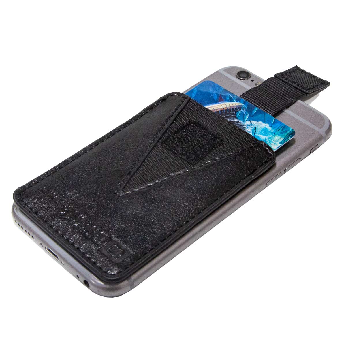 Cellphone Card Hold with Pull Tab - Black - IDSH7700 - 002 - blk