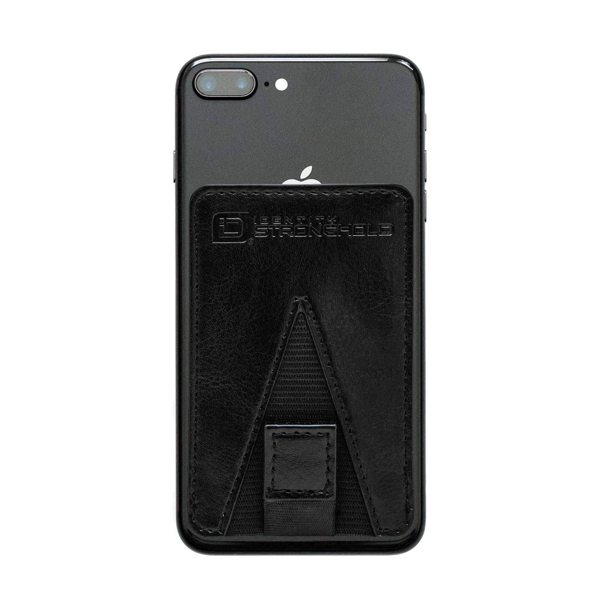 Cellphone Card Hold with Pull Tab - Black - IDSH7700 - 002 - blk