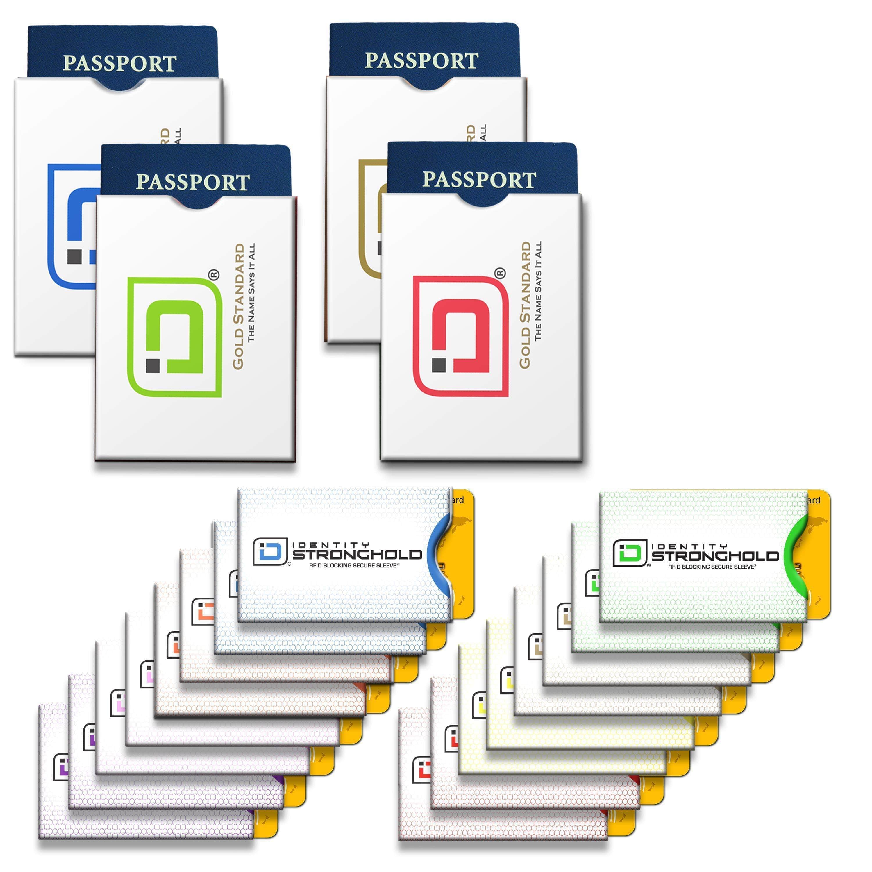 RFID Blocking Credit Card and Passport Sleeves - Honeycomb 20 Pack RFID Blocking Credit Card and Passport Sleeves - Honeycomb 20 Pack