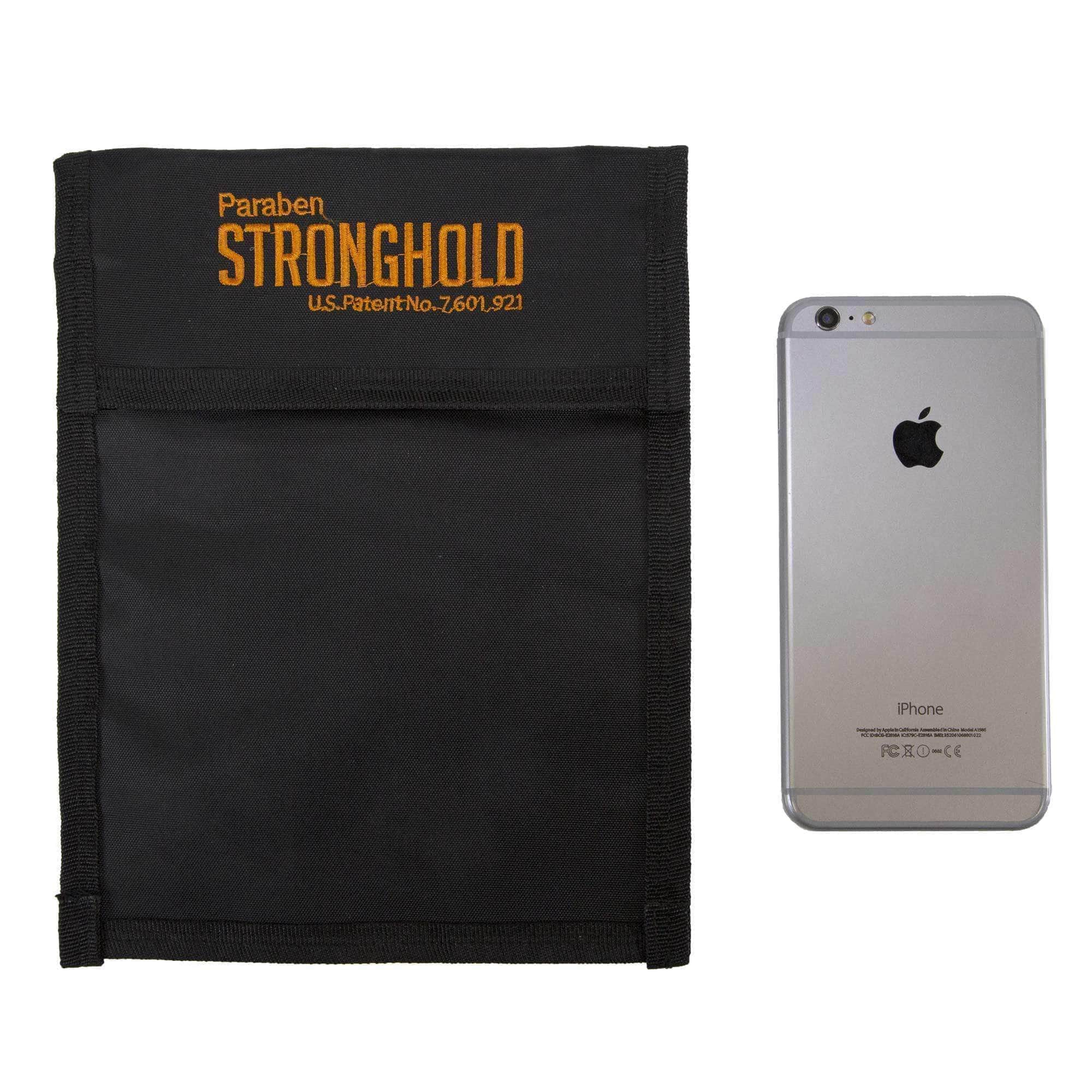 ID Stronghold Shielded Bag Laptop Medium Stronghold Bag 7"x10" - Black