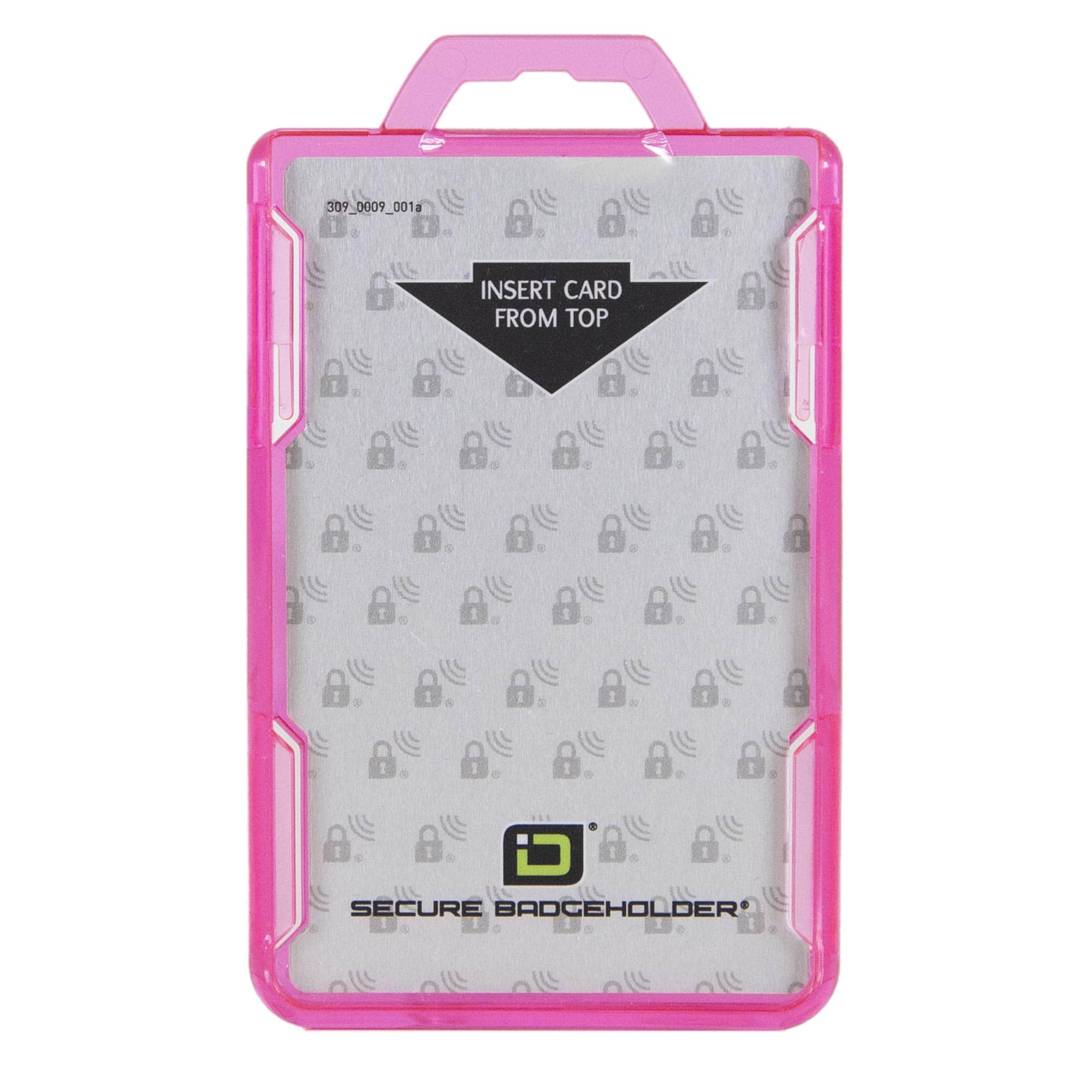 IDSH2004-001B-ID-Stronghold-Pink-DuoLite-Vertical-2-Card-Holder-Front