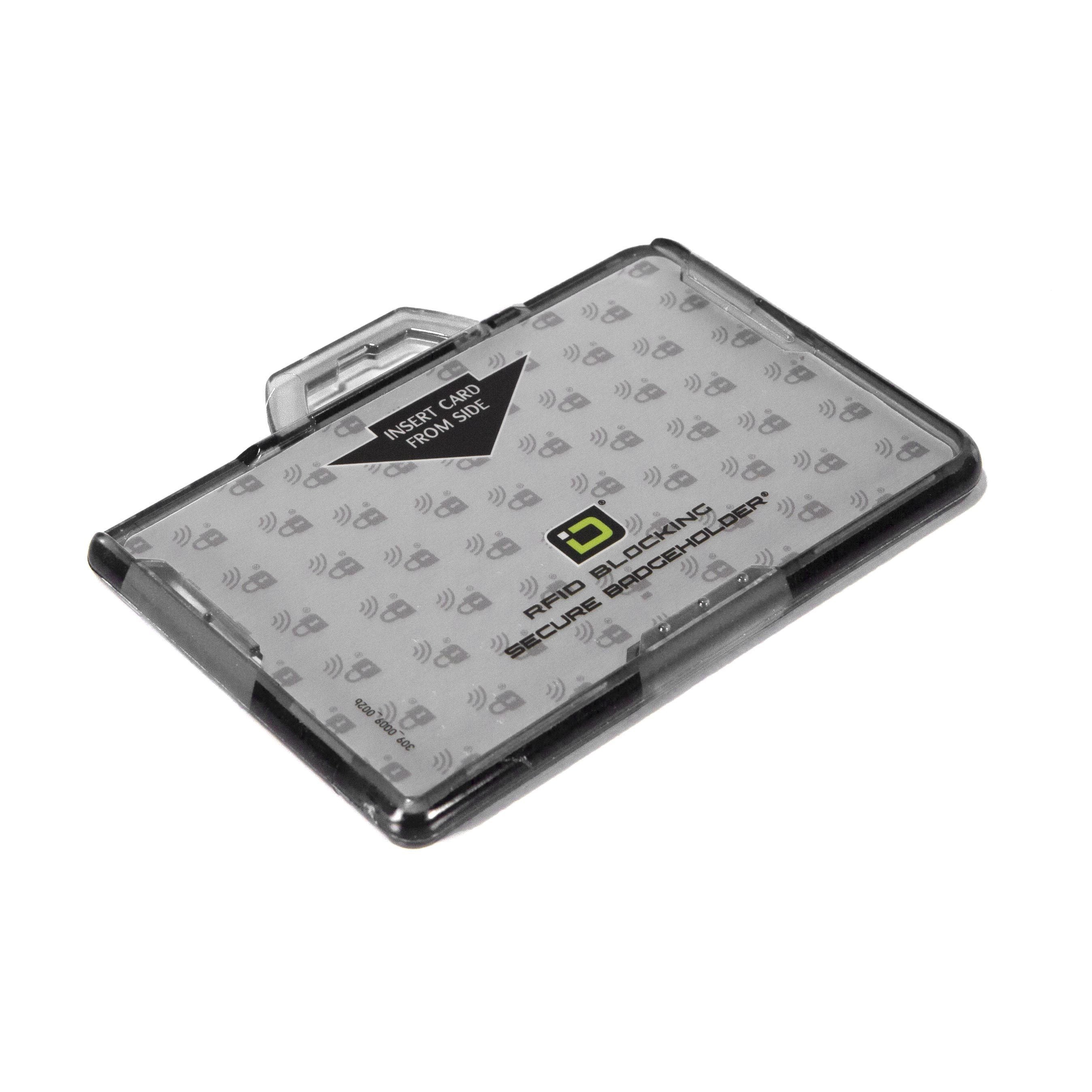 ID Stronghold Badgeholder BloxProx Secure Badge Bolder BloxProx™ Lite LANDSCAPE - Protects 125Khz HID Prox