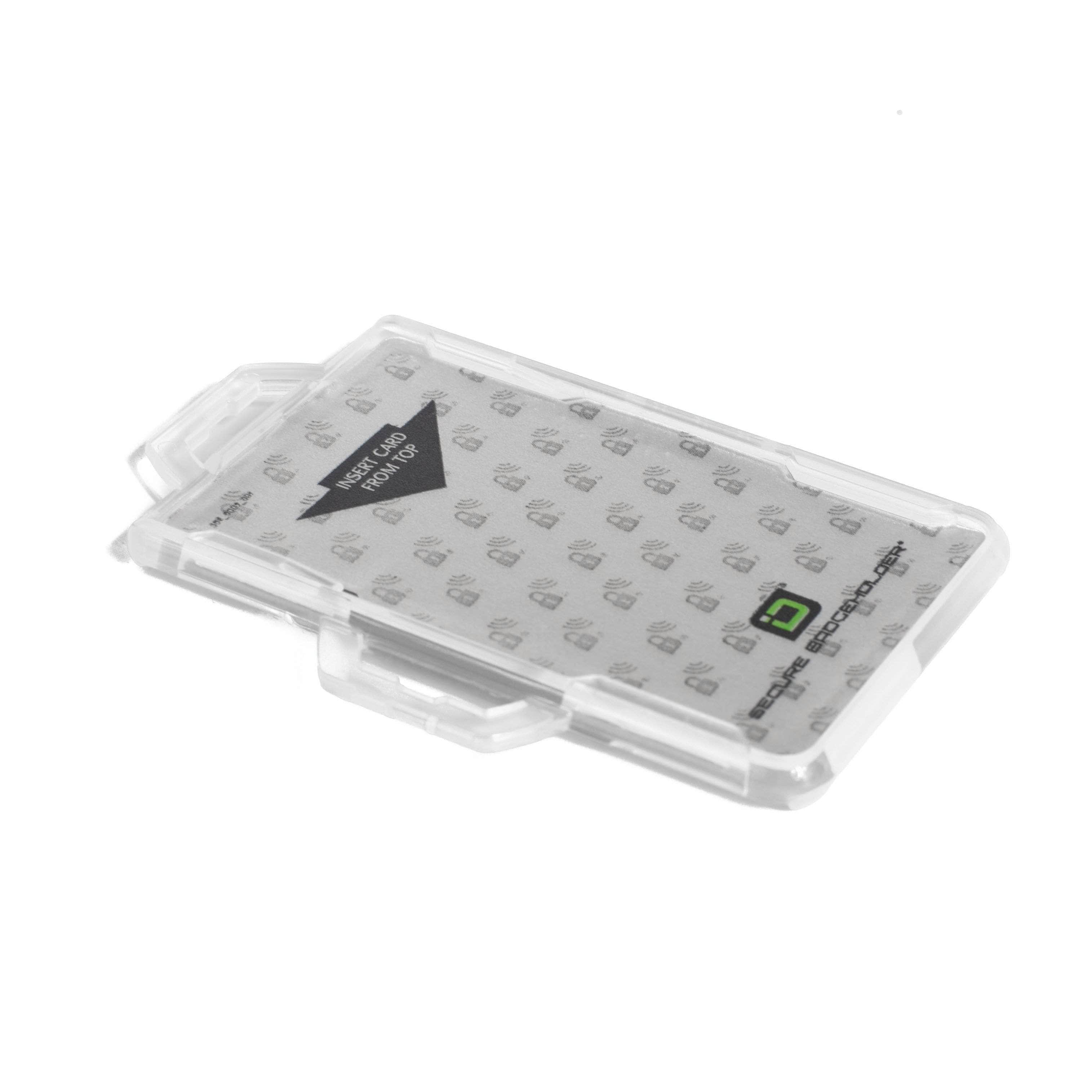 Secure Badge Holder DuoLite ® Dual Hook 2 ID Card Holder - Clear - IDSH2004 - 003B - Clr