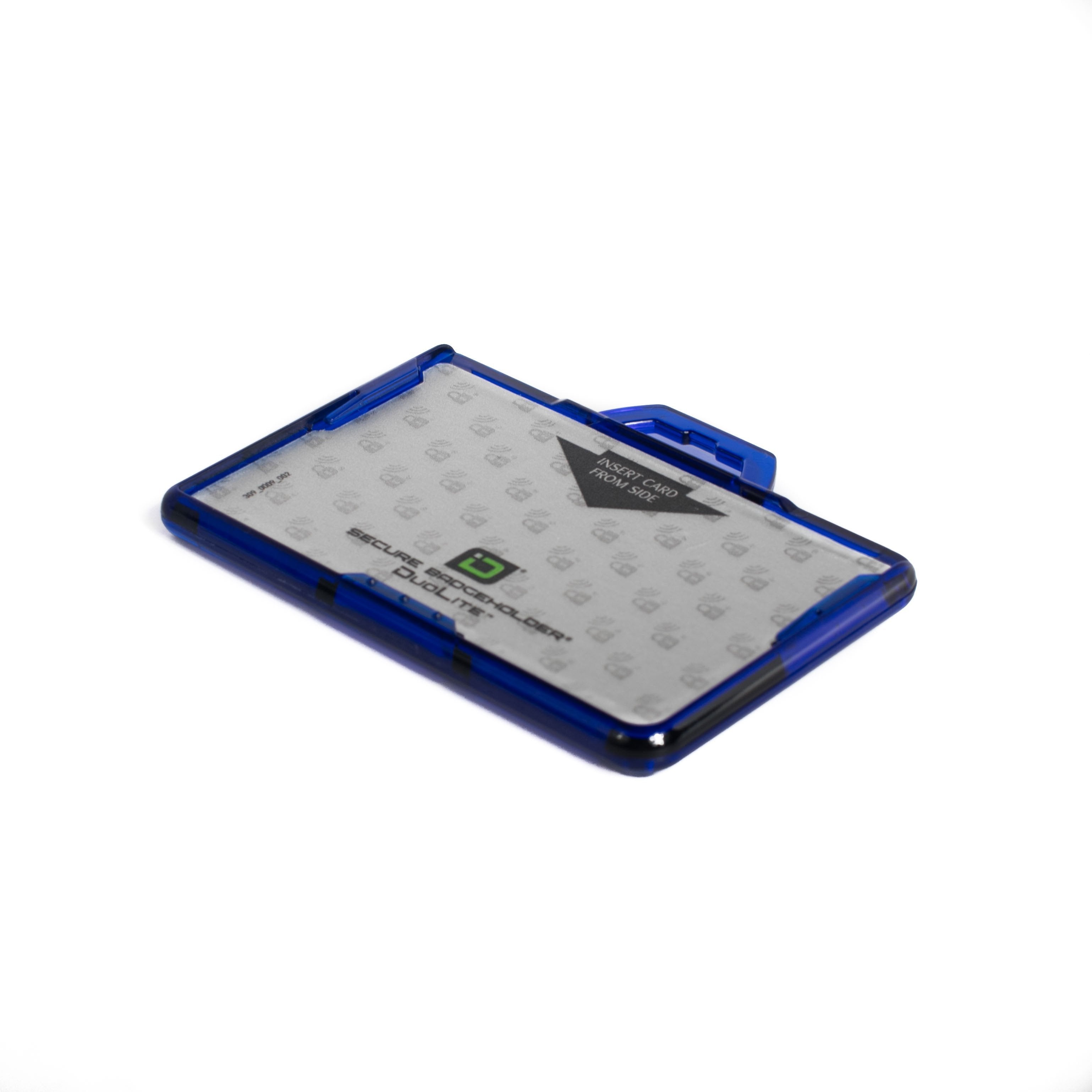 Secure Badge Holder DuoLite ® Horizontal 2 ID Card Holder - Clear - IDSH2004 - 002B - Clr