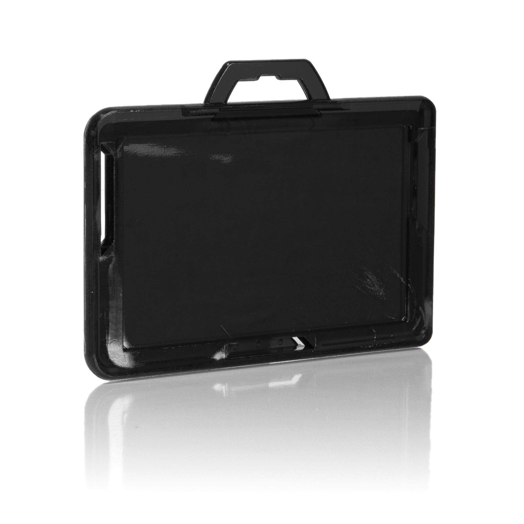 Secure Badge Holder Lite ™ Landscape 1 ID Card Holder - Black - IDSH9001 - 002B - Blk