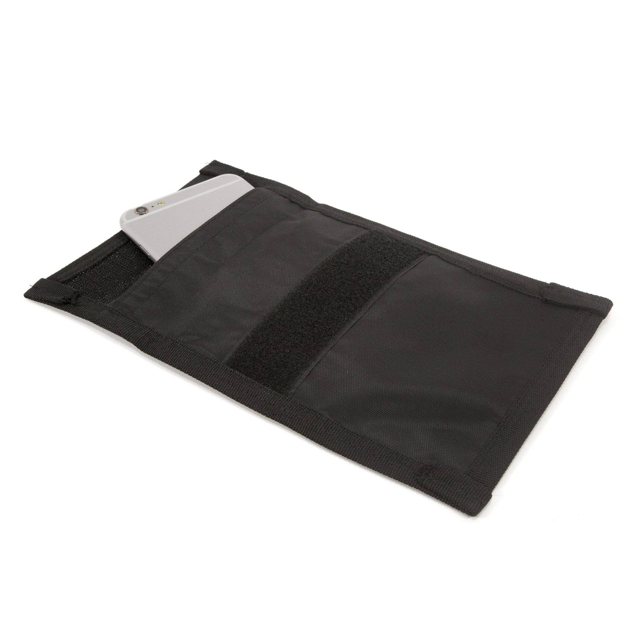 ID Stronghold Shielded Bag Phone Small Cell Phone Stronghold Bag 5"x6" - Black