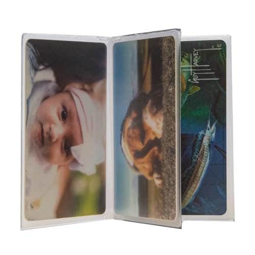 ID Stronghold Vinyl Trifold Wallet Picture Sleeve
