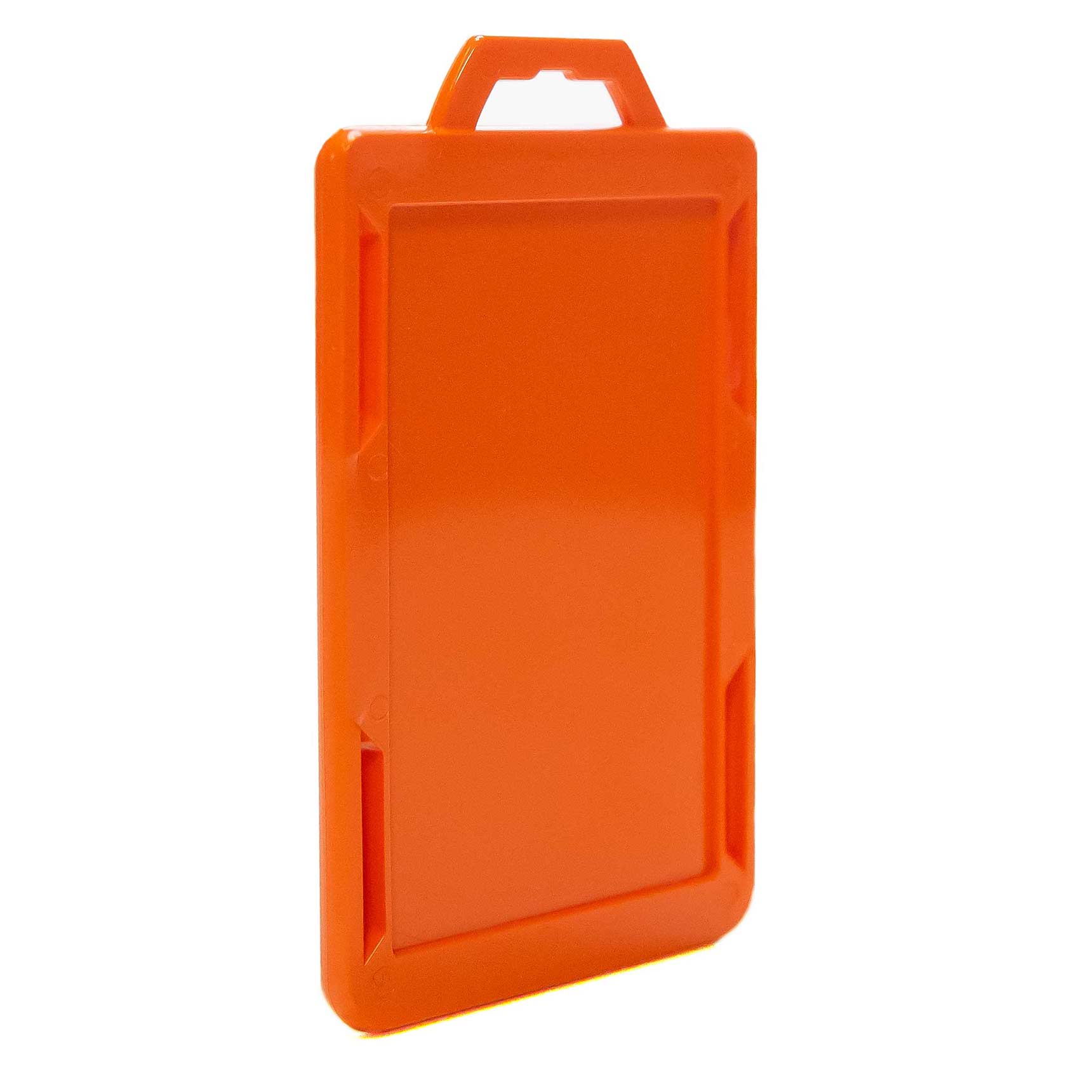 Secure Badge Holder Lite ™ Vertical 1 ID Card Holder - Orange - IDSH9001 - 001B - Org