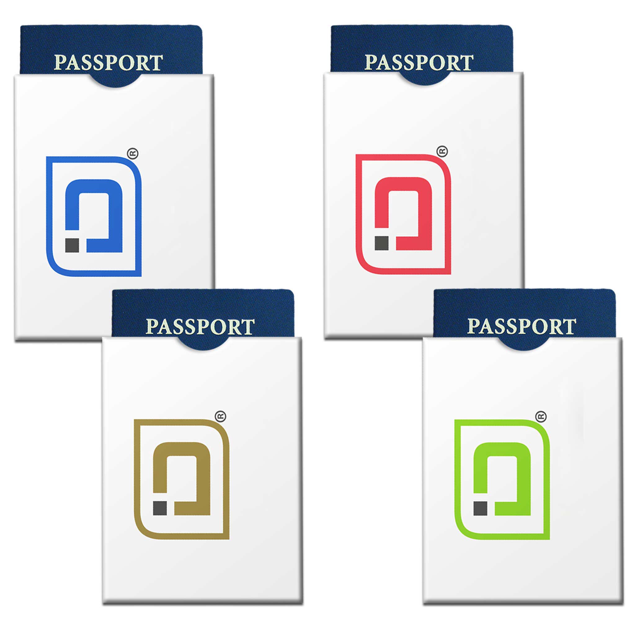 Gold Credit Card and Passport Sleeve Covers - 20 Pack