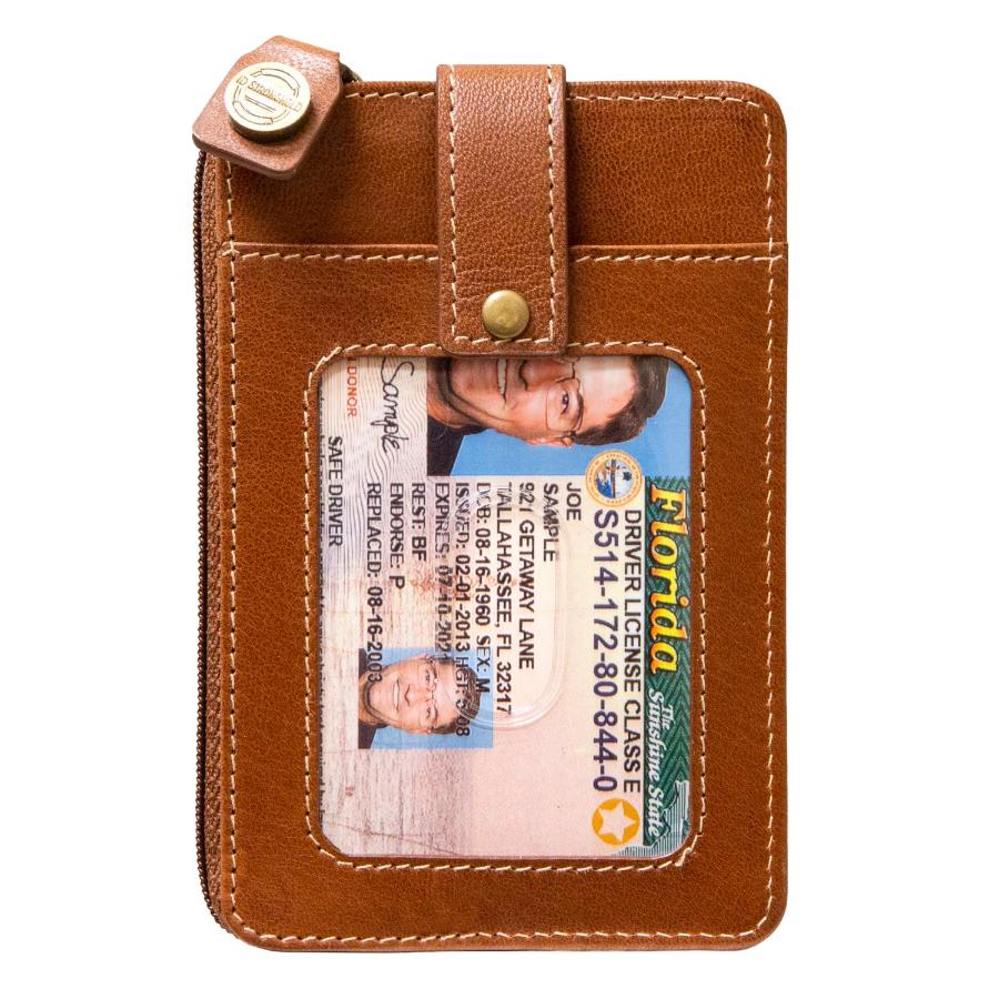 RFID Blocking Mega Mini Wallet - Brown - IDSH7054 - abrn