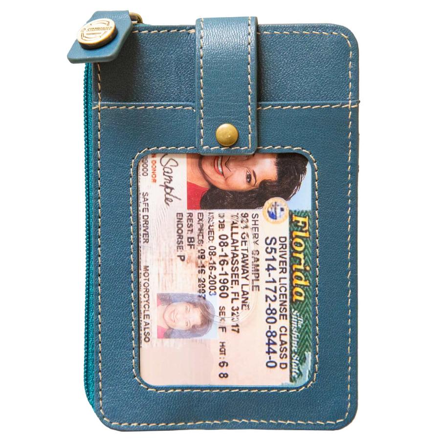 RFID Blocking Mega Mini Wallet - Blue - IDSH7054 - blu