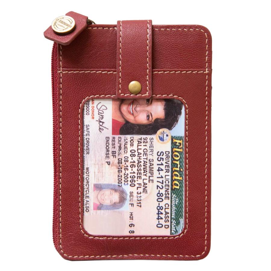 RFID Blocking Mega Mini Wallet - Red - IDSH7054 - red