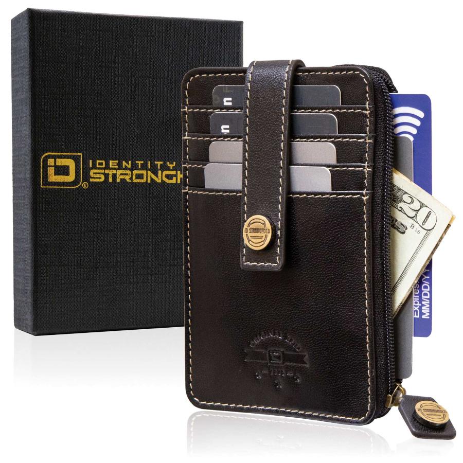 RFID Blocking Mega Mini Wallet - Black - IDSH7054 - blk
