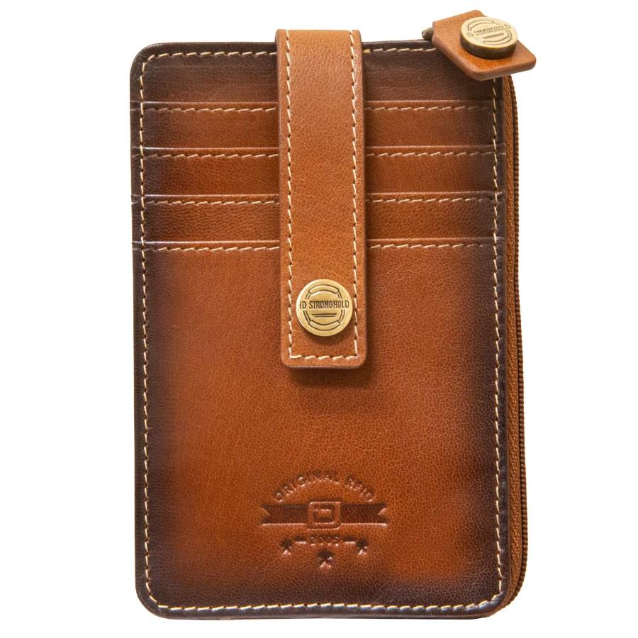 RFID Blocking Mega Mini Wallet - Brown - IDSH7054 - abrn