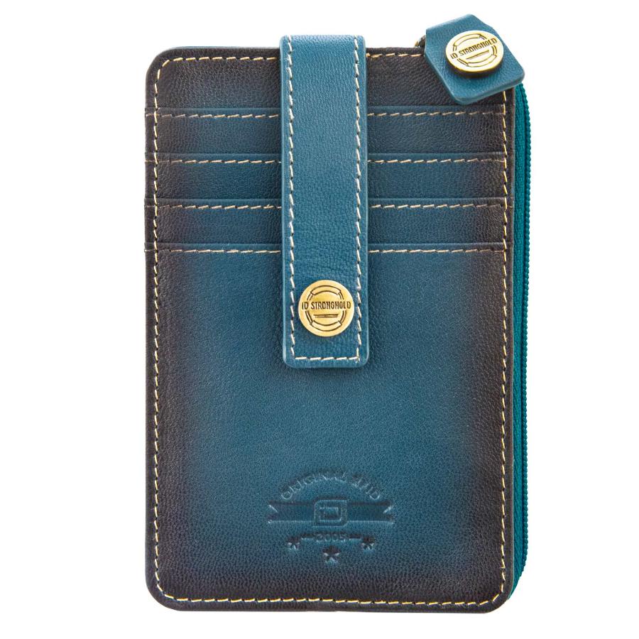 RFID Blocking Mega Mini Wallet - Blue - IDSH7054 - blu