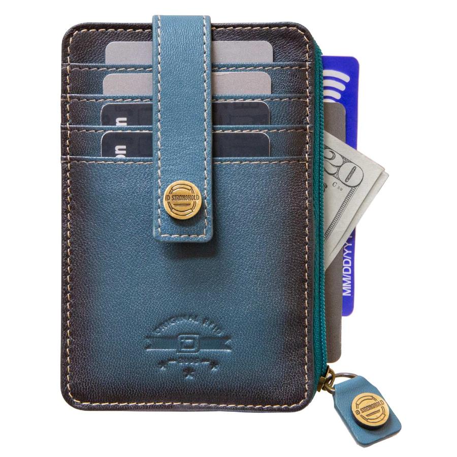 RFID Blocking Mega Mini Wallet - Blue - IDSH7054 - blu