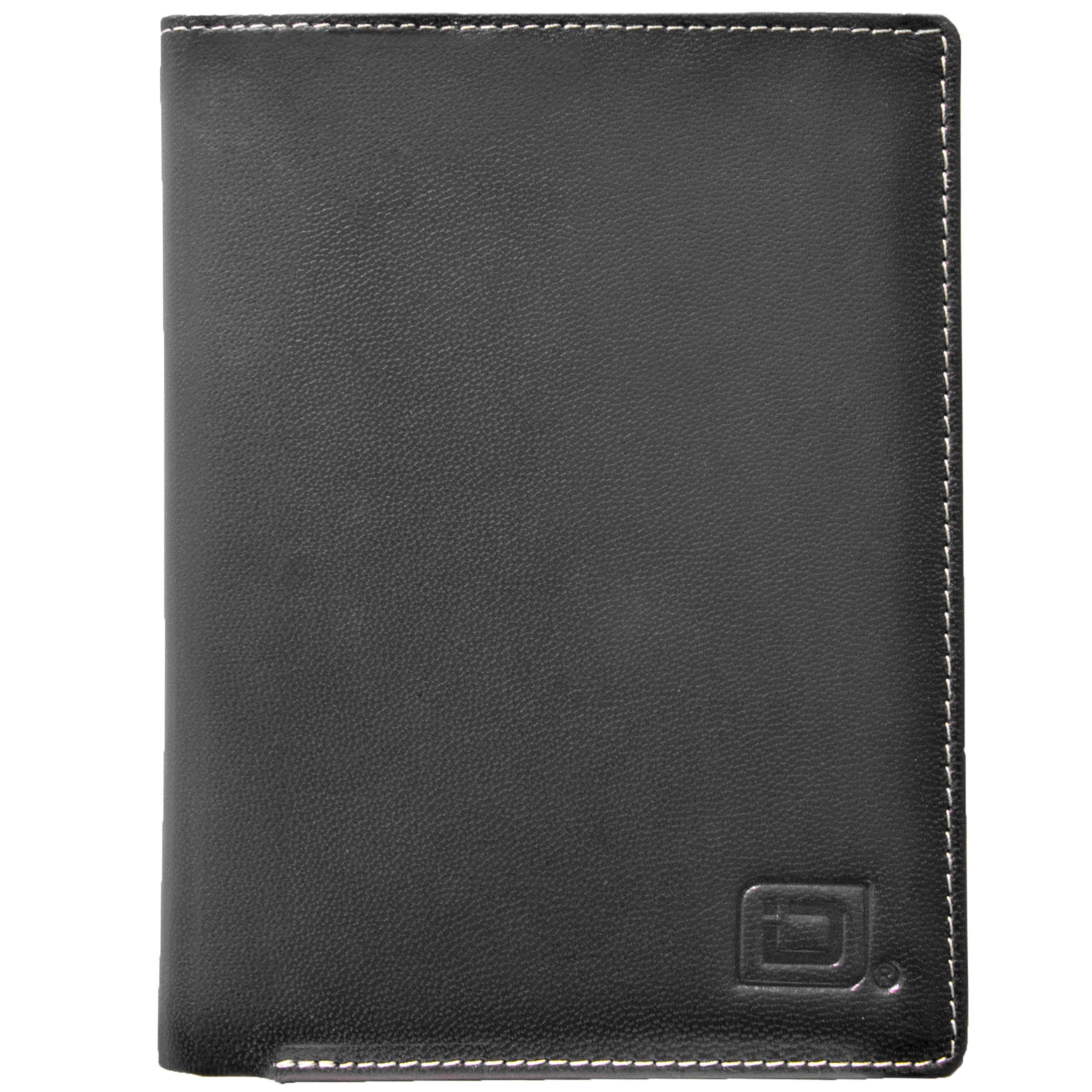RFID-Blocking Leather-Passport-Wallet-Black