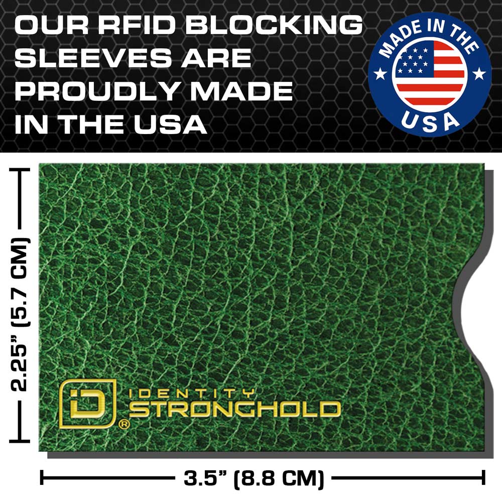 RFID Blocking Credit Card Sleeves - Leather Look 8 Pack RFID Blocking Credit Card Sleeves - Leather Look 8 Pack