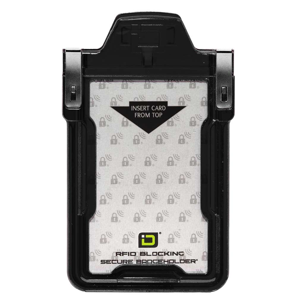 Secure Badge Holder Classic with BloxProx™ - Protects 125Khz HID Prox 1 ID Card Holder