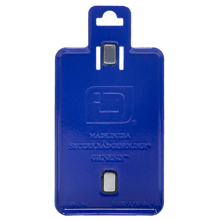 Genesis Magnetic Badge Holder Shielding Plate Blue