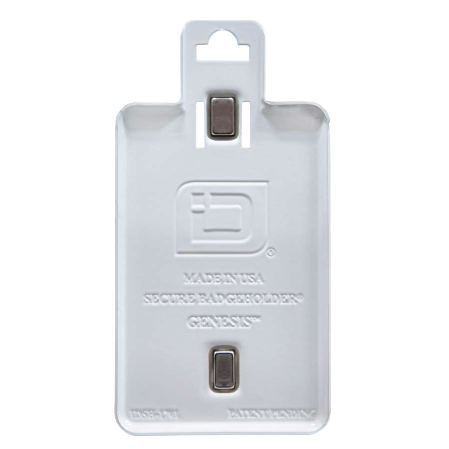 Genesis Magnetic Badge Holder Shielding Plate White