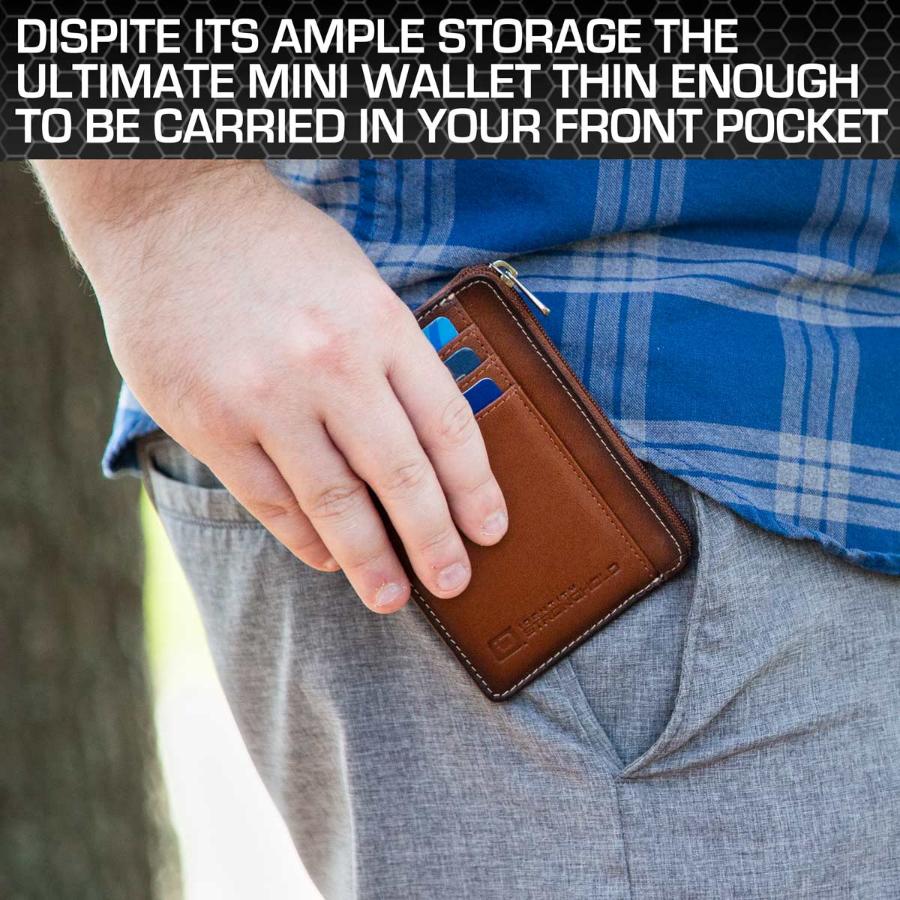 RFID Secure Mini Wallet | Slim Anti-theft Wallet | ID Stronghold
