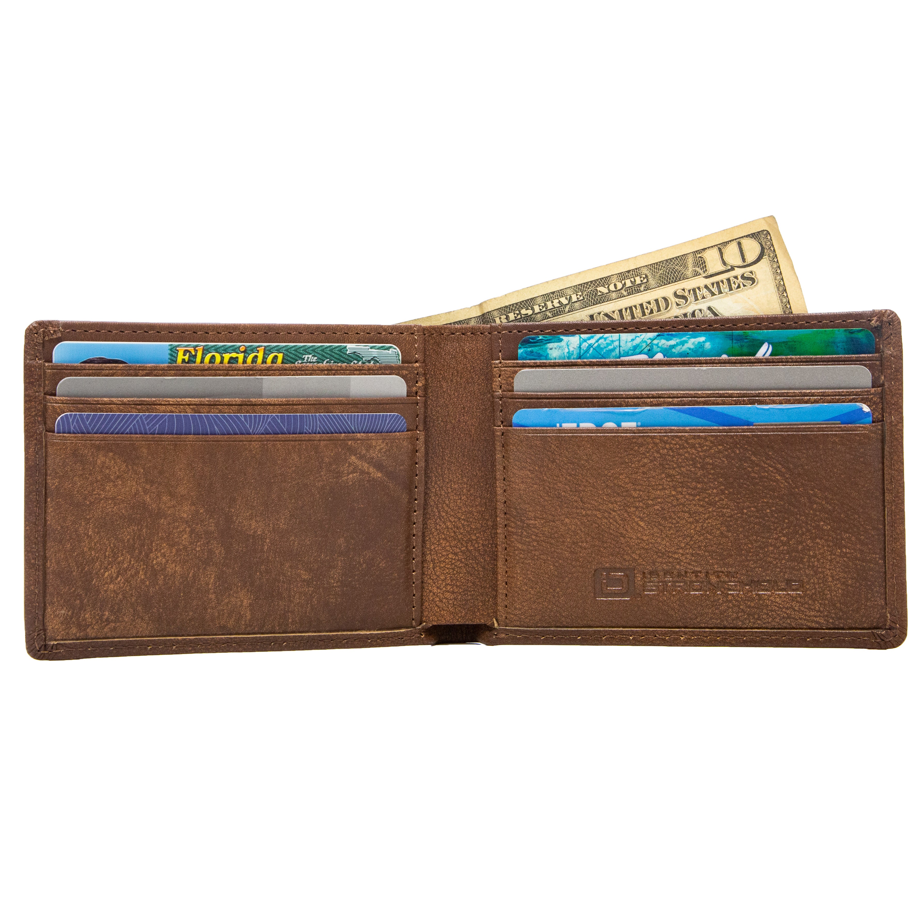 Mens RFID Wallet - Rough Rider Super Slim Bifold