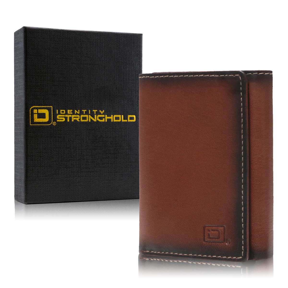 RFID Blocking Wallet for Men - Slim Trifold Wallet - IDSH7052 - abrn