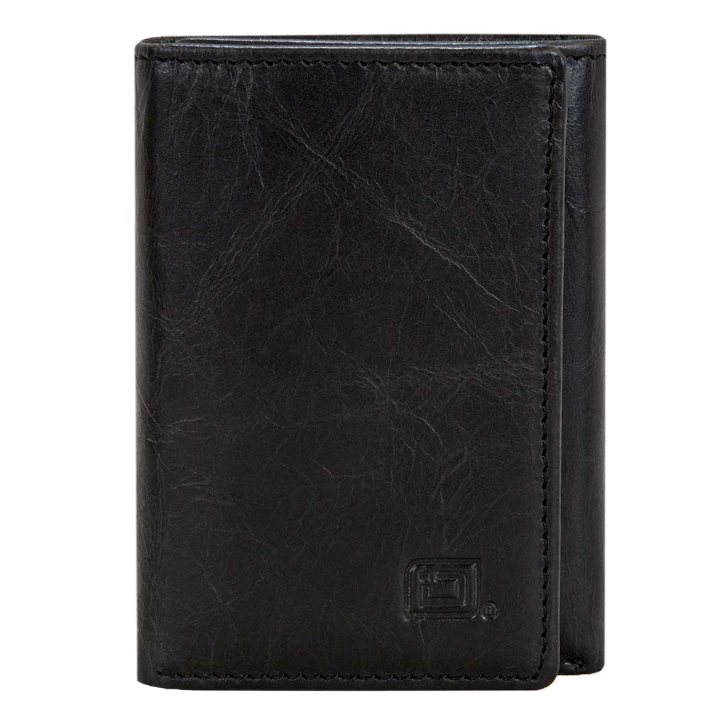 RFID Blocking Wallet for Men - Slim Buffalo Leather Trifold Wallet