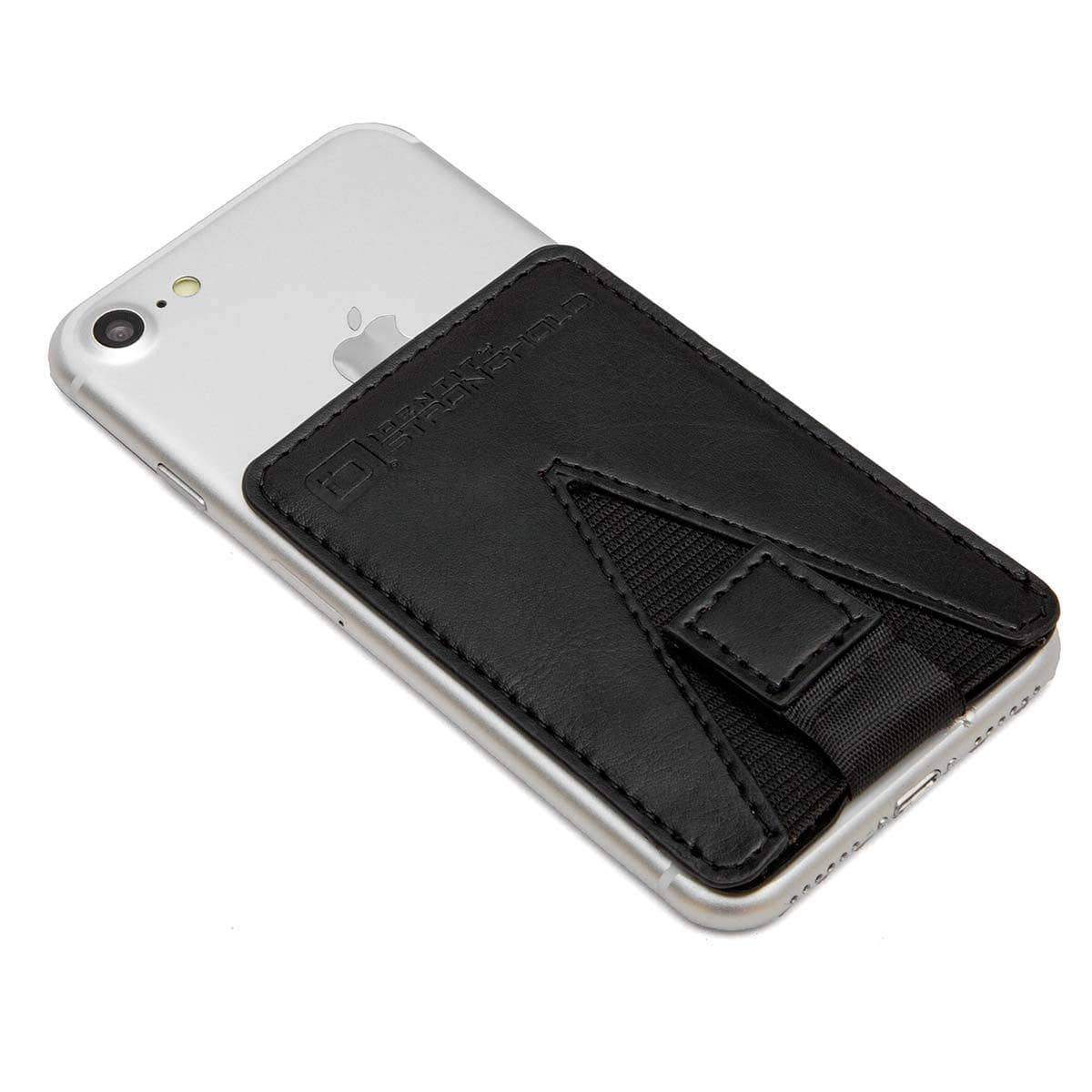 Card Blocr Slim RFID Blocking Credit Card Wallet Black PU Carbon, Black/Black