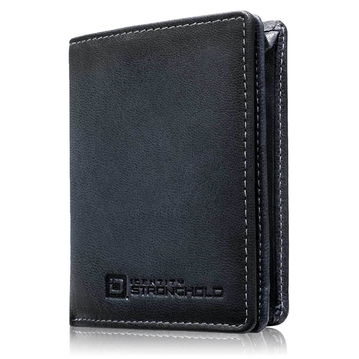 ID Stronghold Men's Wallet Mini Ladies Black The Waltlet - Maximum Storage RFID Secure Minimalist Wallet