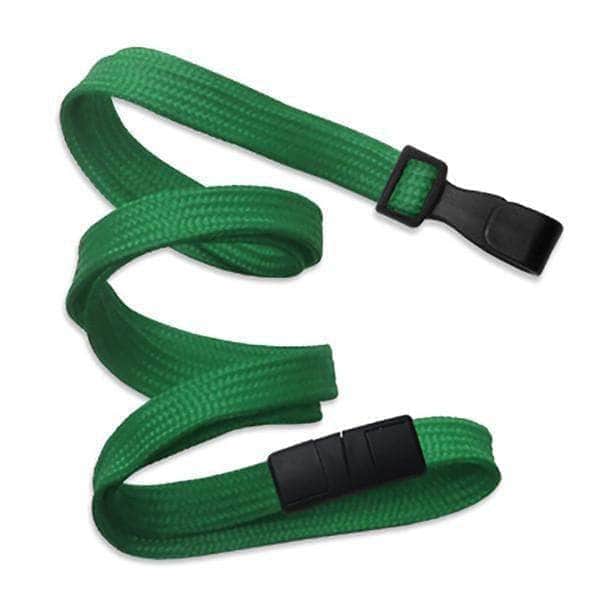 36 " Breakaway Lanyard for ID Badge Holders - Green - IDSH1008 - Grn