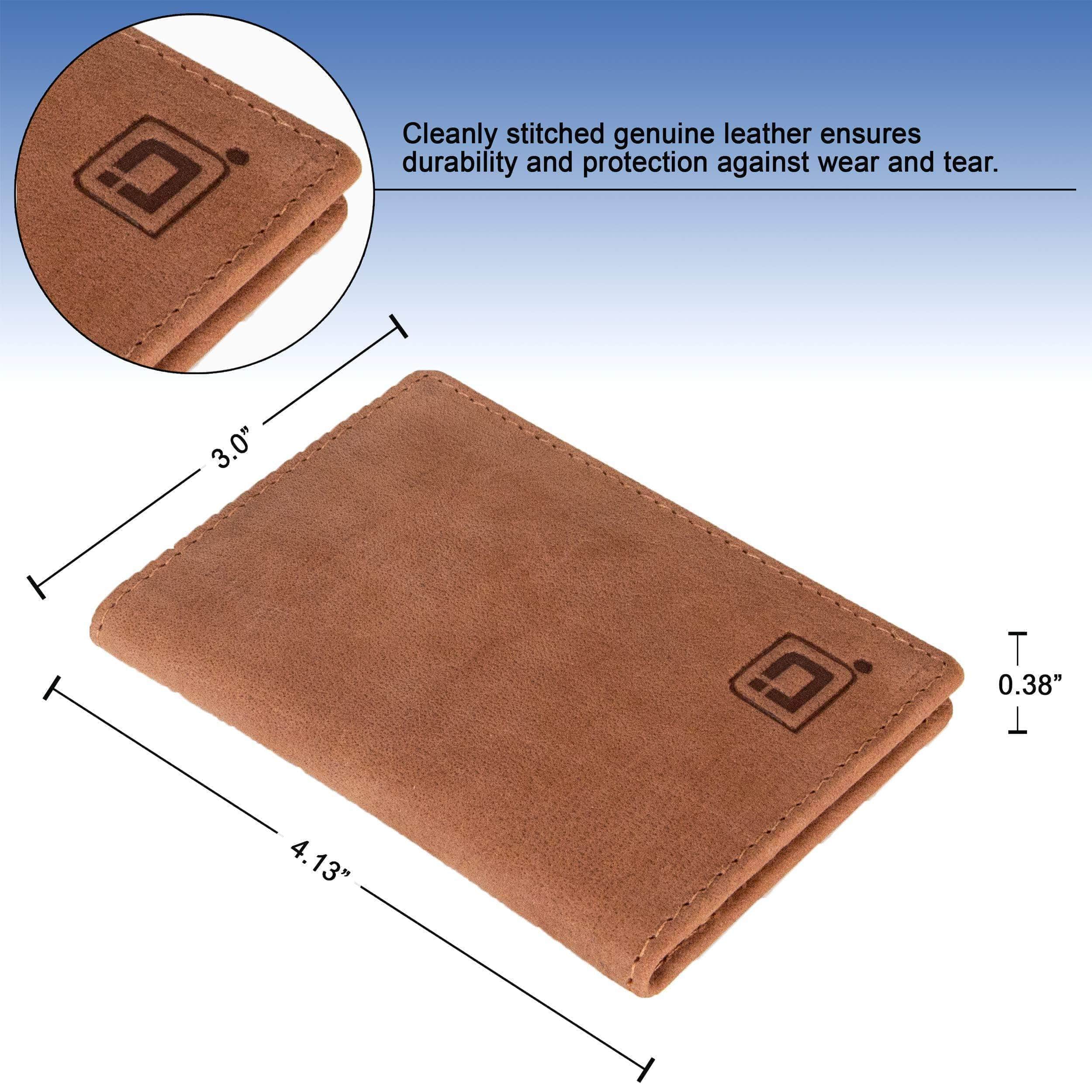 RFID Wallet – 6 - Slot Bifold Card Holder - Tan - IDSH7039 - sndstn