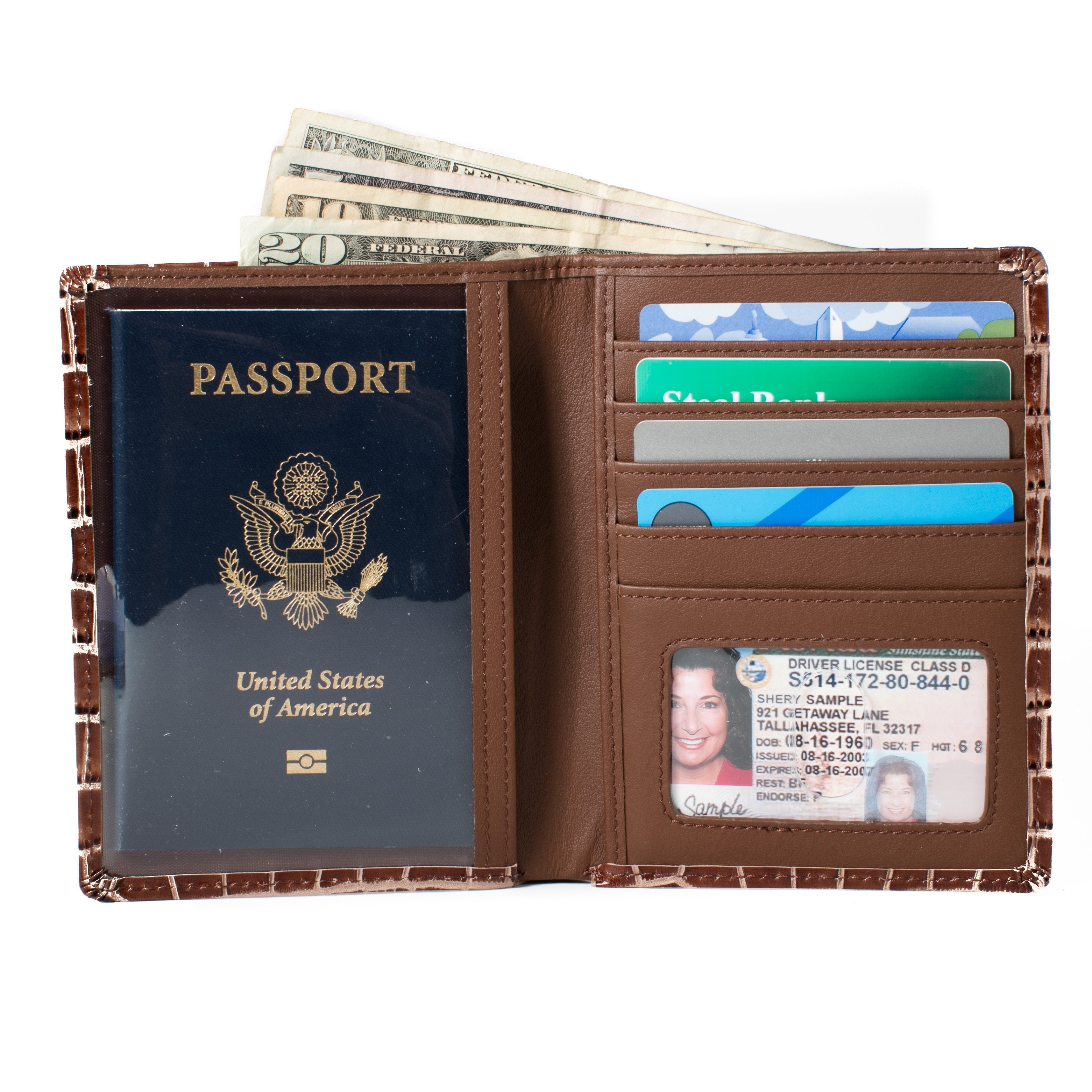 Men's Designer Passport Holder Travel Accessories