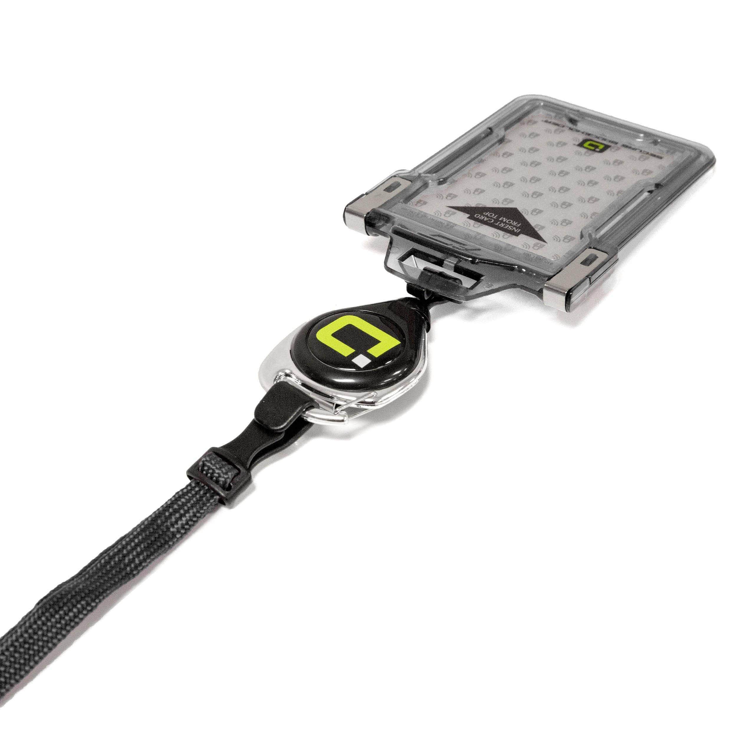ID Stronghold  Classic Badge Holder With Retractable Reel and Lanyard
