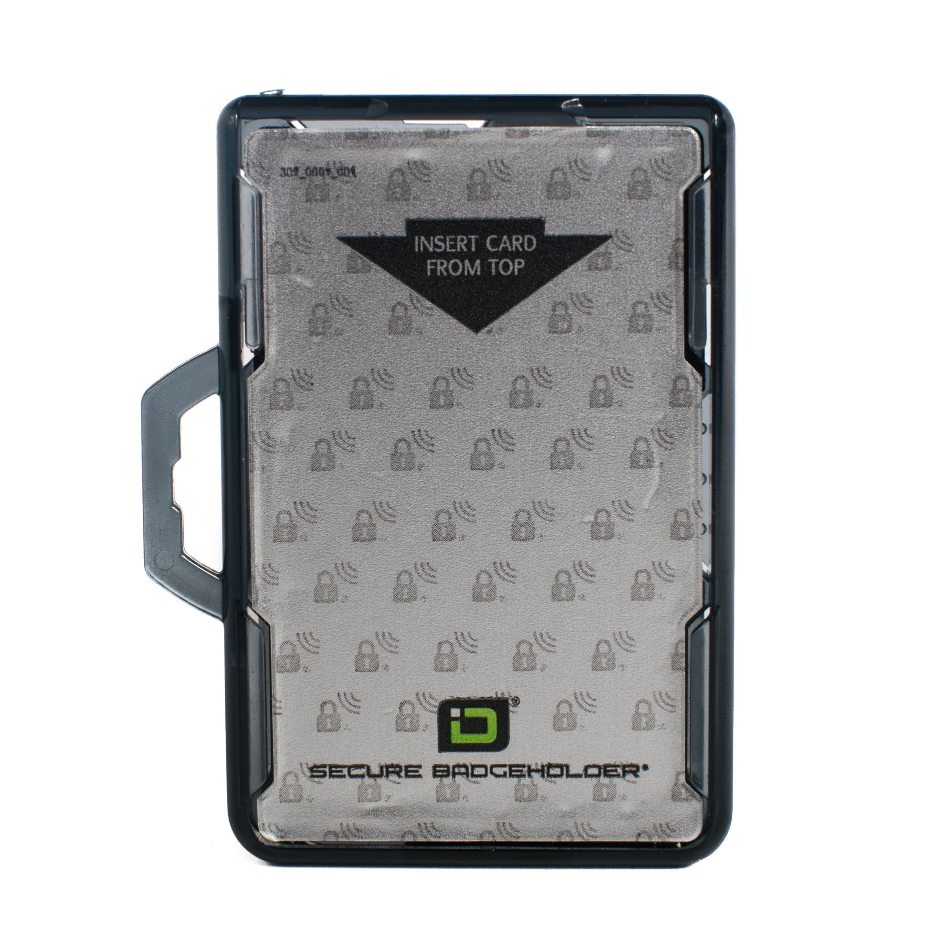 Secure Badge Holder DuoLite ® Horizontal 2 ID Card Holder - Black - IDSH2004 - 002B - Blk