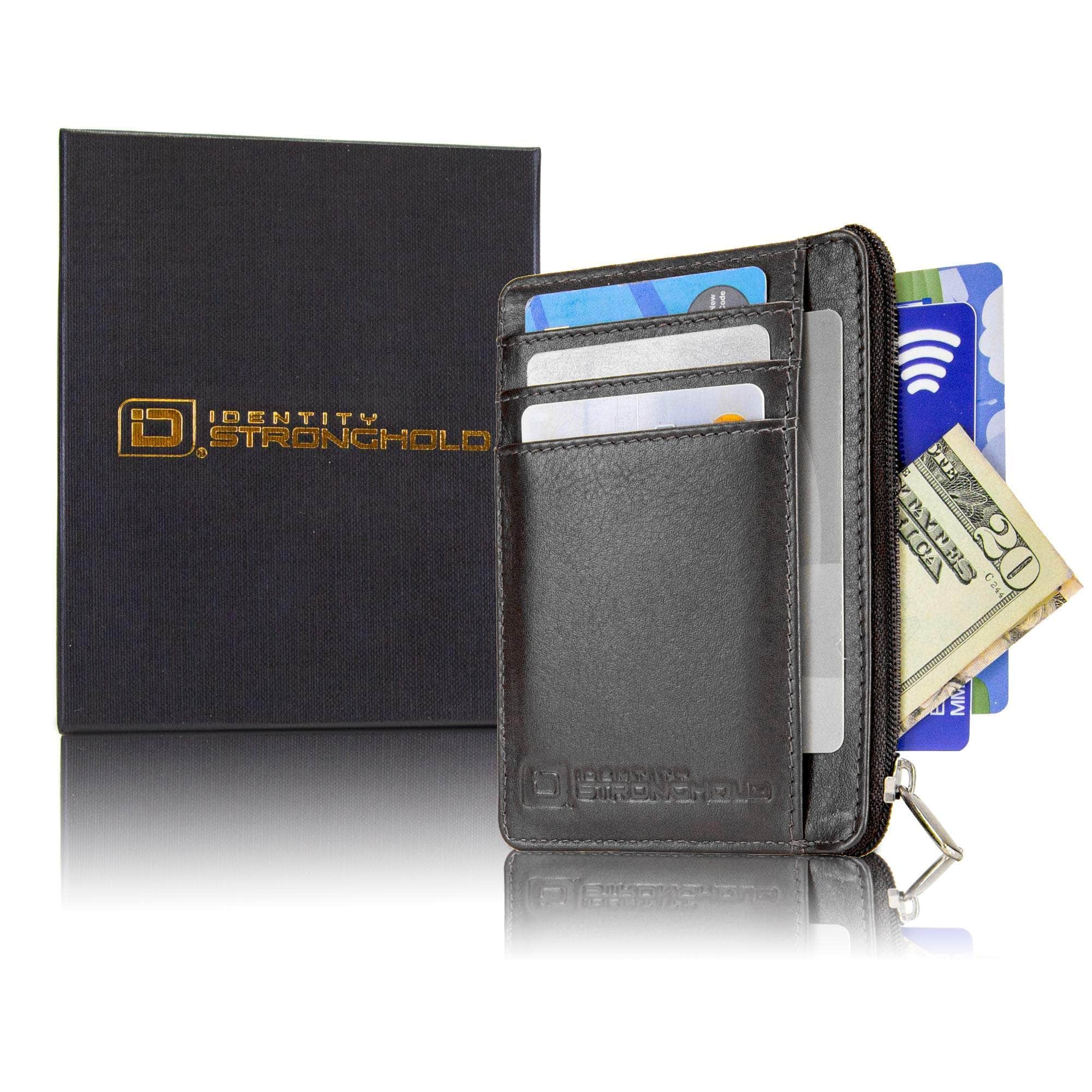 ID Stronghold Men's Wallet Mini Ladies Ultimate RFID Secure Mini Wallet