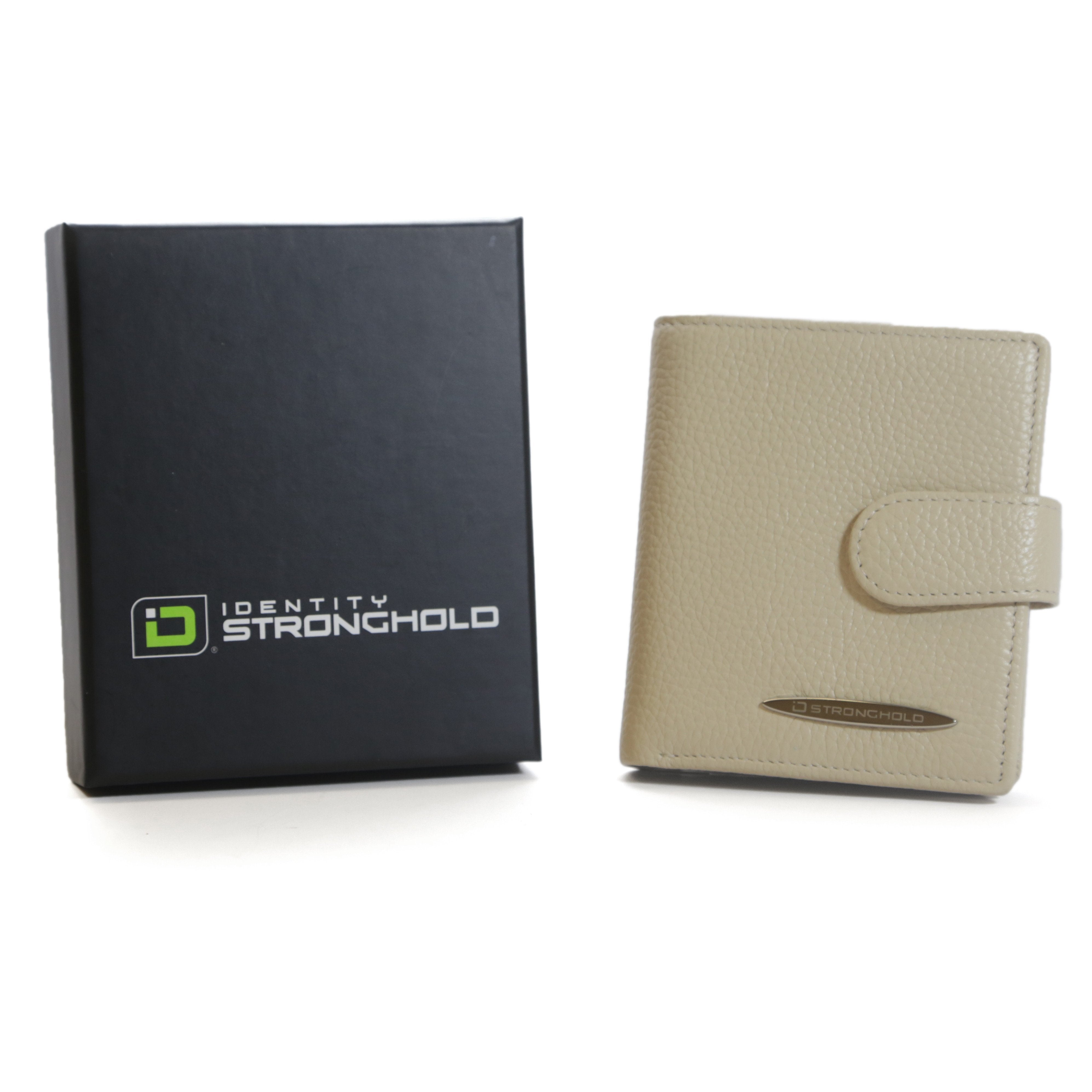 Women's RFID 7 Slot Bifold Leather Wallet - Cognac - IDSH7118 - cognac