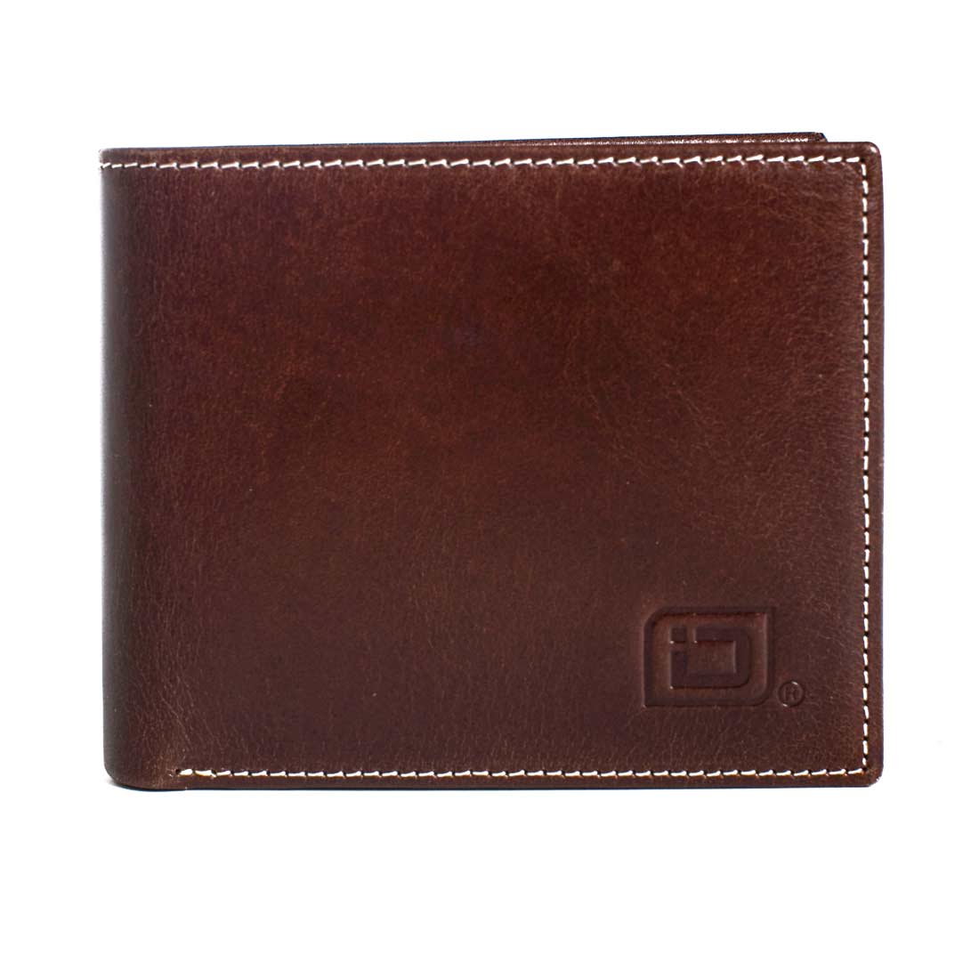 6 Slot Bifold Stonewashed Leather Wallet