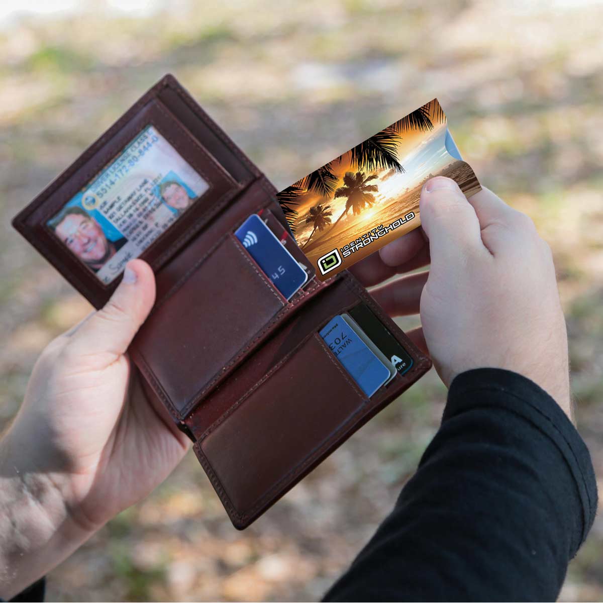 RFID Blocking Sunsets Credit Card Sleeves - 8 Pack